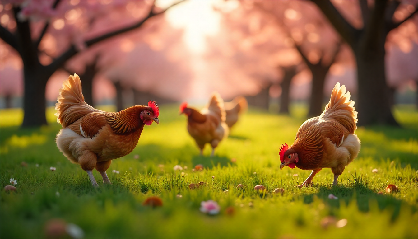 Diagram of an efficient and sustainable chicken coop